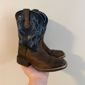 Ariat kids Classic Brown & Black Kids Western Cowboy Boots